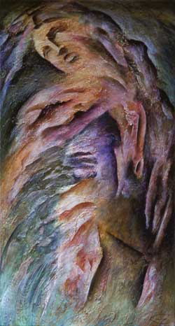 Original Painting Surrender, top art galleries London, Paris, Rome, New York City, Hong Kong, Athens, Geneva and Los Angeles.